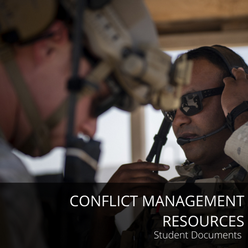AFNC - Conflict Managment Resources